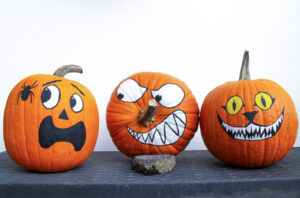 Georgs Kuerbishof Inchenhofen Dekoidee Zierkuerbisse Halloween Kürbisgeister - georgs-kuerbishof.de